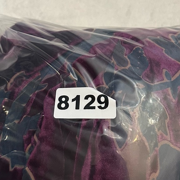 Hutch Violette Plum Floral Velvet Maxi Wrap Dress 38129 - Picture 16 of 16